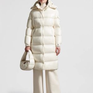 white padded jacket