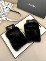 New fancy Winter Furry Warmer Gloves for Women - Image 4