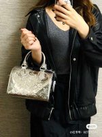 silver color bags