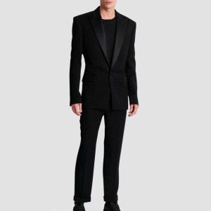 Monogrammed Jacquard Tuxedo