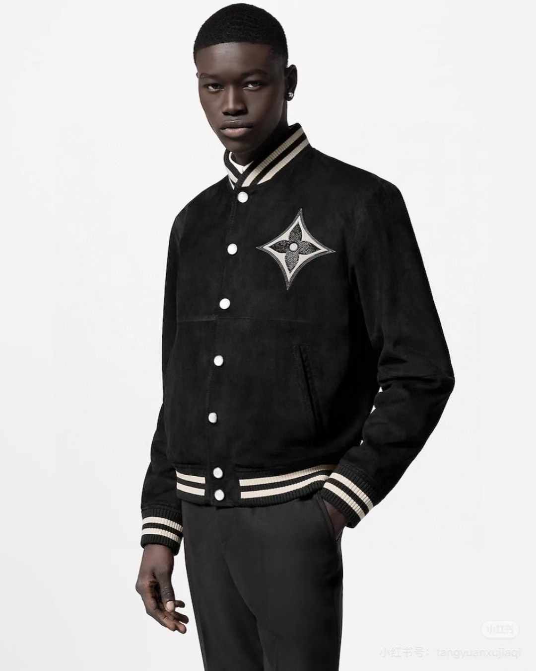 Embellished Lambskin Bomber Blouson Embellished Lambskin Bomber Blouson