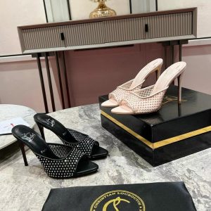 Women's Apostropha Mesh Strass Mules 80