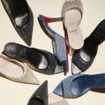 Women's Apostropha Mesh Strass Mules 80