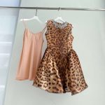 Animal Printed Sleeveless Crepe Fit And Flare Dress - Image 3