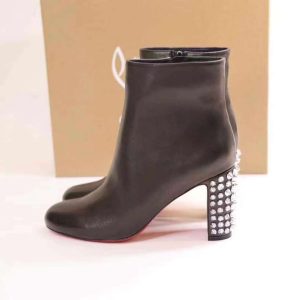 Smooth Calfskin Suzi Folk 85 Ankle Boots 39