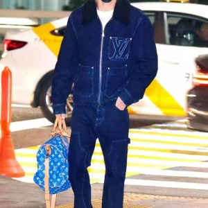 Wintery Workwear Denim Jacket