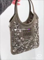 Embellished Canvas Tote Bag - Image 6