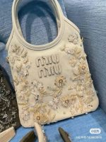 Embellished Canvas Tote Bag - Image 3