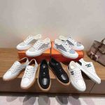 White Low-Top Sneakers - Image 2