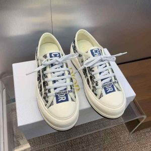 Dior monogram canvas sneakers
