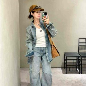 denim clothing set