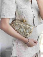 Bottega Veneta Knot Woven Clutch - Image 9
