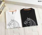 White boys' graphic horse print t-shirt – breathable cotton summer wear