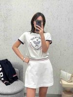 Classic Pleated Polo Dress for Girls - Image 5