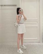 Classic Pleated Polo Dress for Girls - Image 2