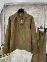 Toteme Monogram Embroidered Silk Shirt - Image 5