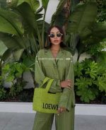 Toteme Monogram Embroidered Silk Shirt