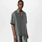 Louis Vuitton Monogram Silk Co-Ord Set (Grey) - Image 4