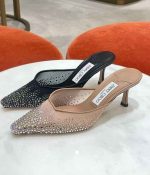 Jimmy Choo Vivi 65 Crystal Mesh Mule - Image 3