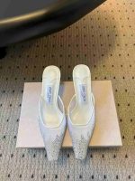 Jimmy Choo Vivi 65 Crystal Mesh Mule - Image 5