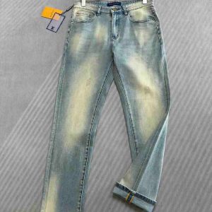 designer distressed denim jeans