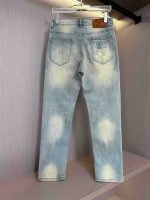 designer distressed denim jeans - Image 5
