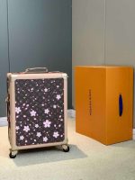 LV Luggage in yellow & Pink Floral