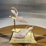 Rene Caovilla Cinderella Slingback Heels