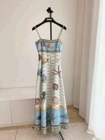 Model wearing a stunning beach maxi dress in coastal maxi dress style, perfect for summer vacations and seaside vibes