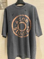Distressed Oversized Logo T-Shirt - Image 3
