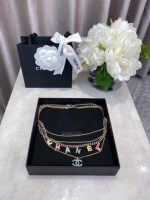 Chanel necklace with multicolored letters - Image 3