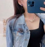 Chanel Classic Crystal  Brooch – Red & Black