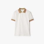 Burberry Monogram Collar Polo Shirt
