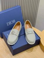 Dior loafers for men in beige, navy, and tan – luxury slip-on designer shoes 2025