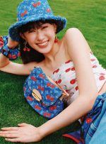 Denim Monogram Cherry Backpack