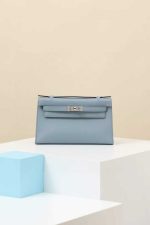 Pochette Pastel Leather Bag - Image 2