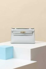 Pochette Pastel Leather Bag - Image 3