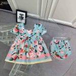 Charming Floral Tiered Dress for Kids - Image 3