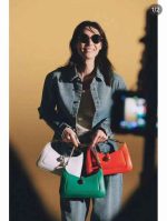 Serpenti Pop Trio – Pink, Aqua & Red Mini Bags - Image 3