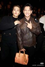 Bold Luxe Leather-Panel Jacket - Image 2