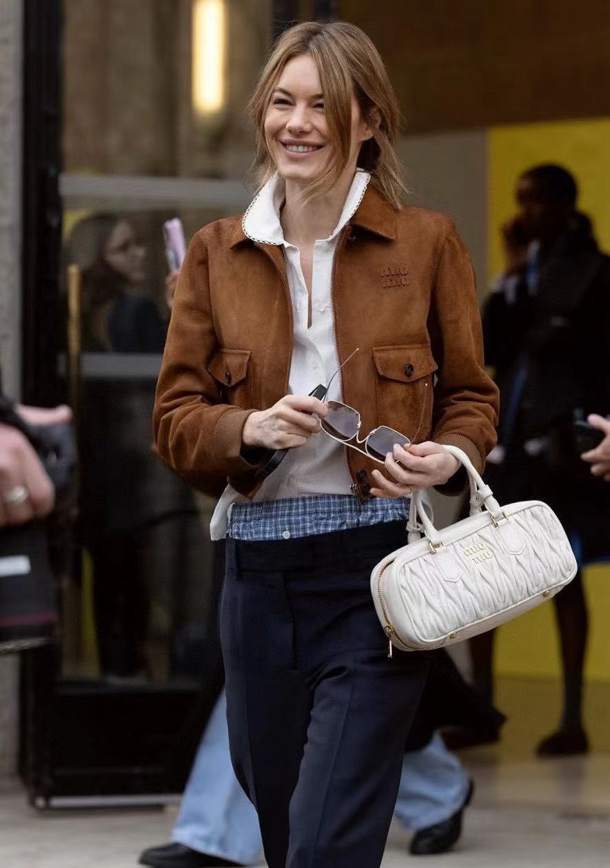 WhatsApp Image 2025-09-03 at 13.19.46 Luxury brown suede cropped jacket for women with front pockets