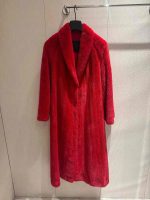 Bold Red Long Overcoat - Image 2