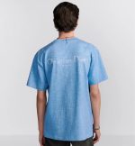 Men’s oversized sky blue T-shirt for casual streetwear look