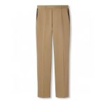 Modern Beige Slim-Fit  Trousers - Image 3