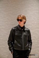 Timeless Black Leather Zip-Up Jacket - Image 3