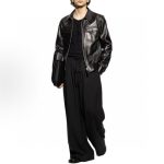 Timeless Black Leather Zip-Up Jacket - Image 2