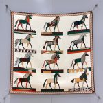 Luxury Horse Saddle Printed Silk Scarf - Image 6