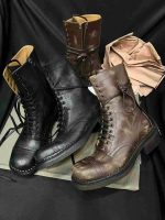 Classic Black Knee-High Riding Boots - Image 3