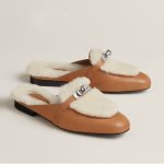 Stylish Brown Fur-Lined Mules | Comfort Meets Elegance