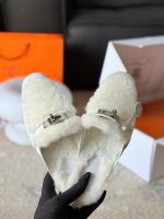 Stylish Brown Fur-Lined Mules | Comfort Meets Elegance - Image 3